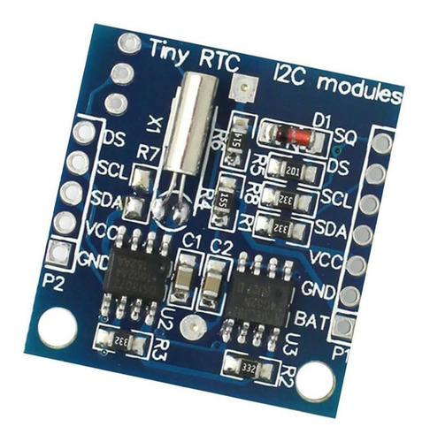 Reloj Tiny Rtc Ds1307 + Eeprom 24c32 Bateria Arduino Ptec
