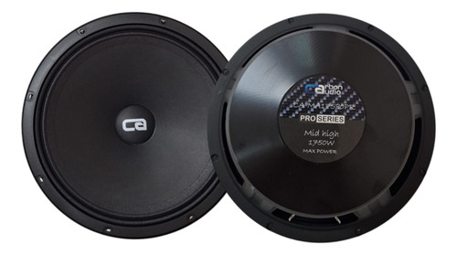 Par Medios Altos Pro 8 Carbón Audio Ma17580pr 175w Rms Color Negro