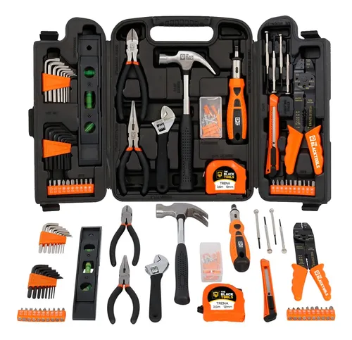 Jogo Kit Caixa Ferramentas 129 Pçs Estojo Plastico Maleta