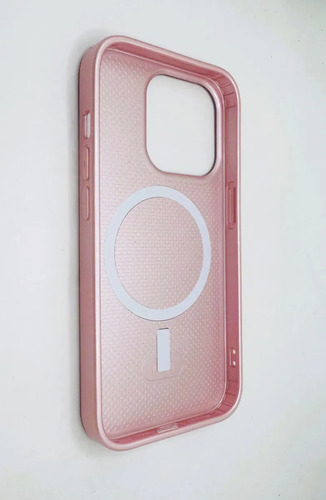 Funda Iphone 16 Plus Compatible Magsafe Acabado De Cristal Rosa Iphone 16 Plus