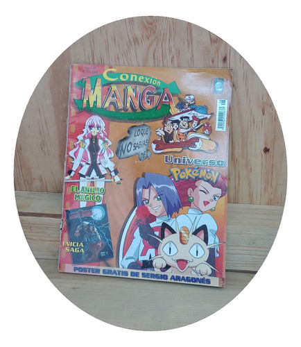 Revista Vintage Conexión Manga Número 8 Universo Pokémon