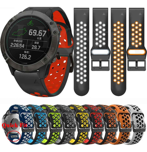 Pulso 22mm Correa Garmin Fenix 5/6/7 Forerunner 955/945/935