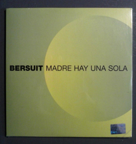 Bersuit - Madre Hay Una Sola Cd Single Promo Cordera Nuevo