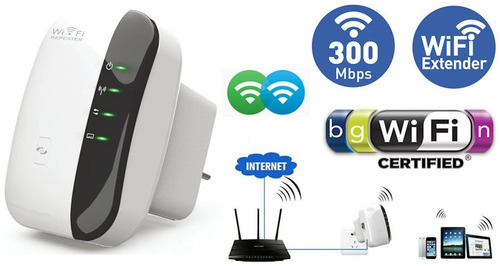 Imagen 3 de 8 de Extensor Repetidor Wifi 300 Mbps Inalambrico Gtia 2 Años ®