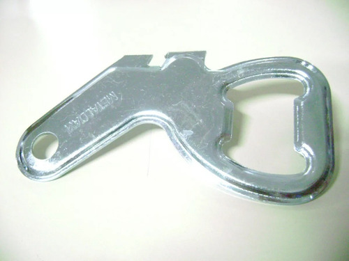 Abridor Lata Garrafa Metaldavi Caixa C/6peças Cor Prateado