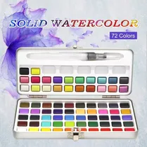 Comprar Acuarelas Profesionales X 72 Colores Estuche Metálico 