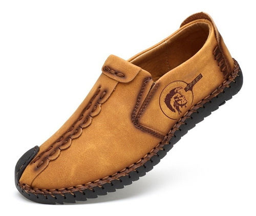 Zapatos Casual Hombre Cuero Suave Mocasines