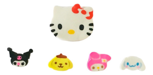 Set De 5 Gomas De Borrar Hello Kitty Y Sus Amigos