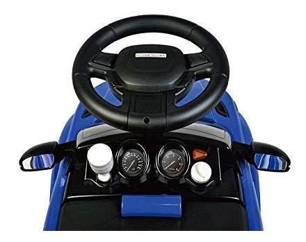 Evezo Range Rover Evoque Rideon Push Car Blue