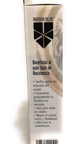 Liga De Resistencia (baja,media,alta) Armor Blue Envio Full