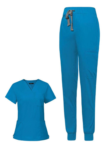 Enfermería Scrubs Uniforme Suave Jogger Suit Para Clínica