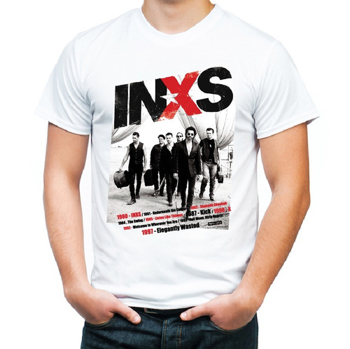 Remera Inxs / Hombre, Mujer Y Niño / Pacamaka Remeras