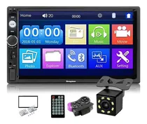 Comprar Reproductor Pantalla 7 Bluetooth Usb Doble Din Mp5 Camara
