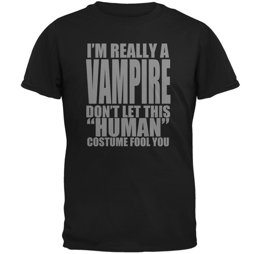Halloween Humanos Vampiro Traje De Camisa De Hombre T