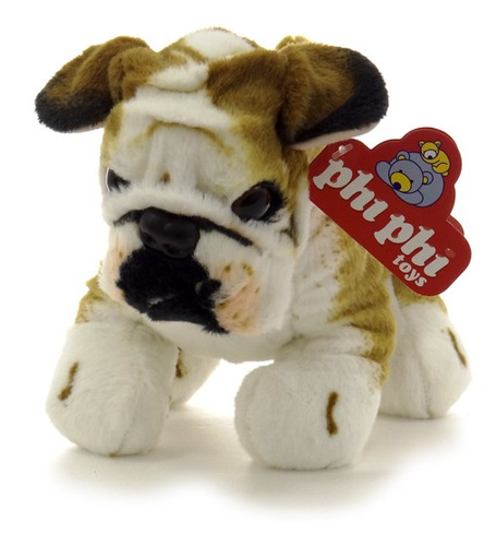 Peluches Perro Bulldog Parado 27 Cm. Animales Phi Phi Toys