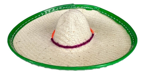 15 Sombrero Miniatura Adorno Mexicano Liso 9 Cm Fiesta Mex