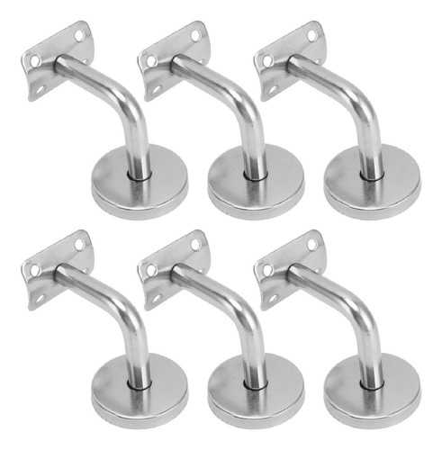 Soporte Para Barandilla De Escalera, 6 Piezas, Pared, Acero