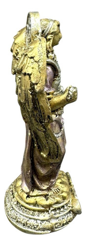 Figura De Arcángel Zadquiel 10cm Dorado Oscuro