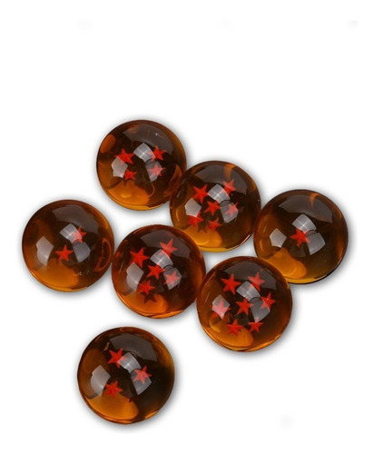 Juego De 7 Bolas De Cristal Jp Anime Dragonball Z Stars (bol