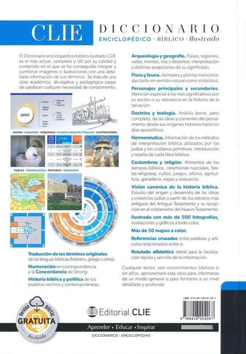 Imagen 2 de 6 de Diccionario Enciclopédico Bíblico Ilustrado Clie (tapa Dura)