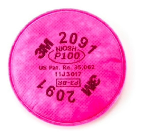Filtro Avanzado Para Particulas P100  Par 2091 Marca 3m