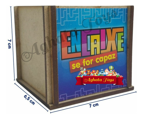 Brinquedo Desafio Quebra Cabeça Enigma Encaixe Se For Capaz