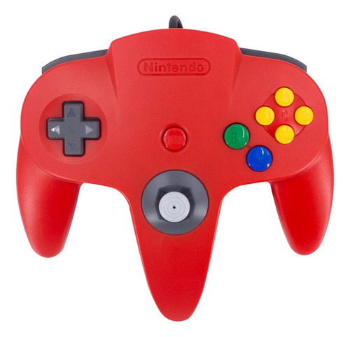 Control Rojo Para Nintendo 64 Original