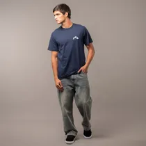 Comprar Remera Hombre Rusty Competition Azul Marino