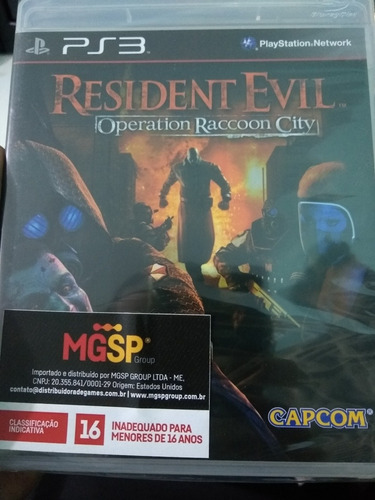 Resident Evil Operation Raccoon City Ps3 Original Midia Fisi