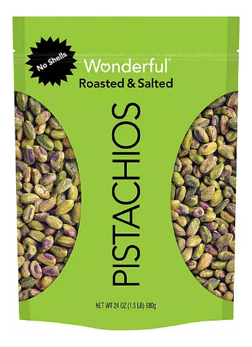 Pistaches Wonderful Sin Cascara Salados 680g Importados