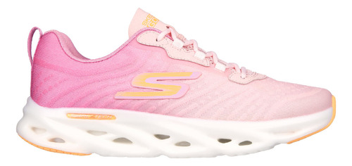 Tenis Skechers Mujer Go Run Swirl Tech Speed - Headway Rosa 