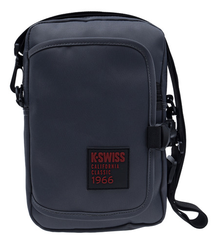 Mochila Messenger Casual K-swiss Albert Color Gris