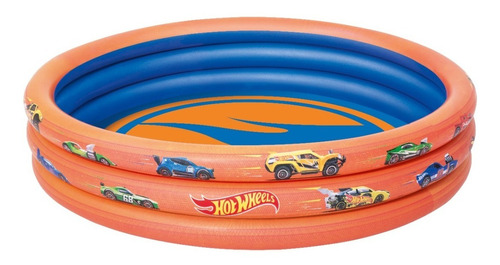 Pileta Inflable Hot Wheels 122x30 Cm Bestway 93403 - Luico Color Naranja