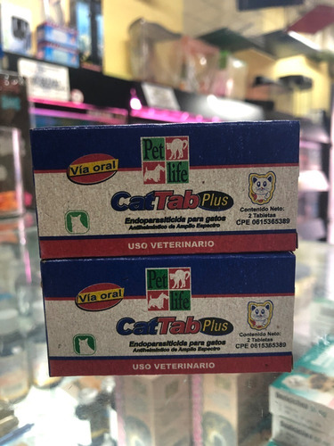 Cat Tab Plus Para Gatos 2 Tabletas