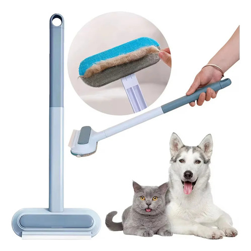 Cepillo Removedor De Pelo Multiusos Para Mascotas Rodo Clear