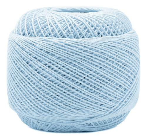 Linha Mercer Para Crochê Nº20 Branca 100% Algodão - Crochê Cor 4280- Azul Claro