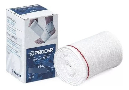 Venda Deportiva 9cm X 3mts Procer Protección Box Fútbol Gym