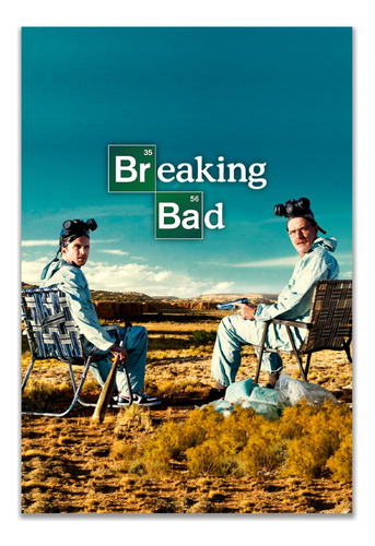 Poster Breaking Bad Serie 48x33cm Enviado En Tubo Heisenberg