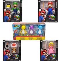 Comprar Mario Bros 5 Personajes Luigui Yoshi Peach Jakks Pacific