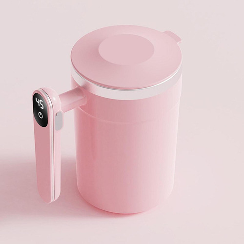 Caneca De Café Com Agitação Automática, Copo De Rosa