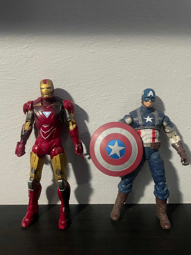 Marvel Legends Iron Man / Capitán America Ucm Avengersfigura