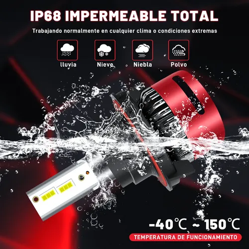 Yan Kit Luces Csp Led H4 H11 Luz Alta/baja/niebla For Nissan