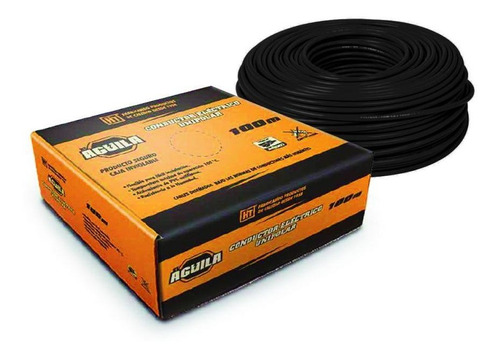 Cable Eléctrico Cal.14 Negro Tipo Thw 1 Hilo 100mt