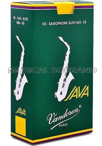 Palhetas Vandoren Java Sax Alto (caixa Com 10) - Nº 3