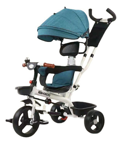 Triciclo Bebe Asiento Giratorio Carriola Toldo Ajustable 2-6