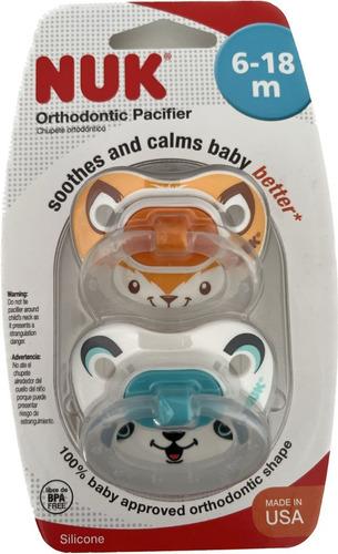 Chupos Entretención X2 Talla 2 Nuk G78867 Niño