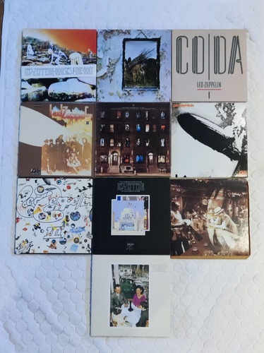 Led Zeppelin - 10 Cds Digipack-álbuns Estúdio.edição Alemã.