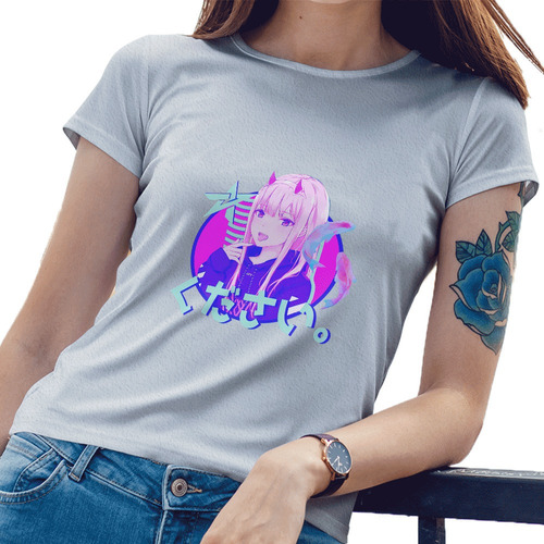 Remera Algodón Premium Darlyn Neon - Zero Two - 105