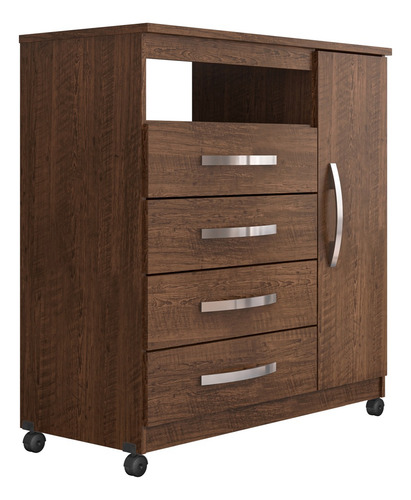 Cômoda Para Quarto Kid&co Espaçosa 4 Gavetas E Com Sapateira