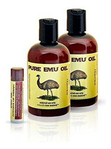 Emu Oil Premium Set + Bálsamo Labial - Pack 3